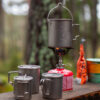 Set med ultralätta campingkärl 200/300/450/750 ml